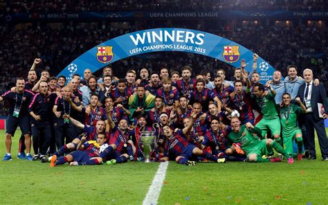barcelona champions league wins